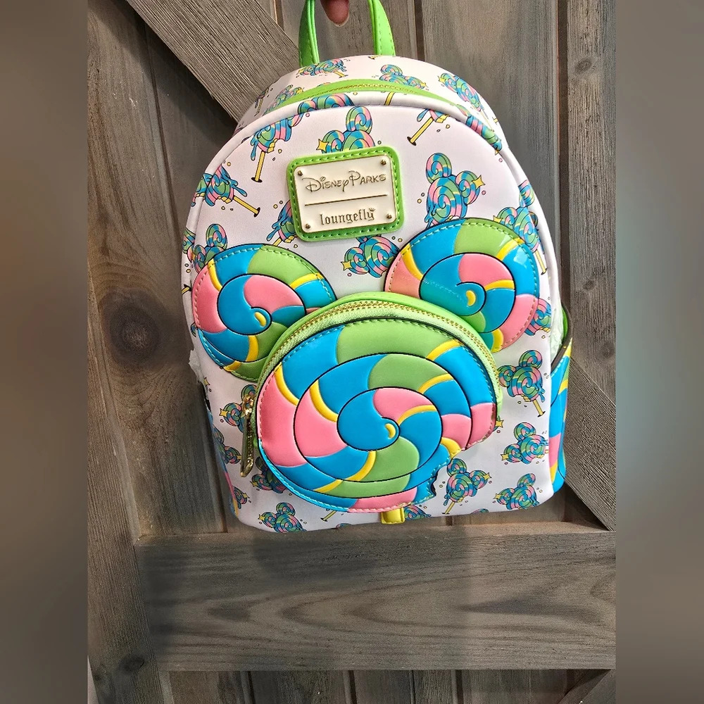 Disney Parks Loungefly Eats Lollipop Collection Backpack NWT